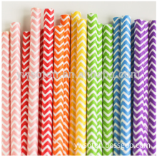 striped paper straws